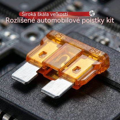 🔧⚡ Sada rôznych poistiek do auta – všetky ampéry v jednom puzdre! 🚗🧰