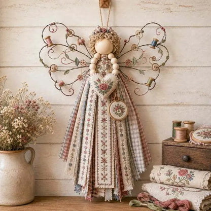 🔥ÚLTIMO DÍA 50% DE DESCUENTO - Kit DIY para colgar tela de ángel - Cose una pequeña bendición que perdurará para siempre