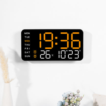 📢📢50% SLEVA!! ⏰Multifunkční dekorativní LED digitální nástěnné hodiny. Neomezené digitální hodiny pro moderní britskou domácnost.