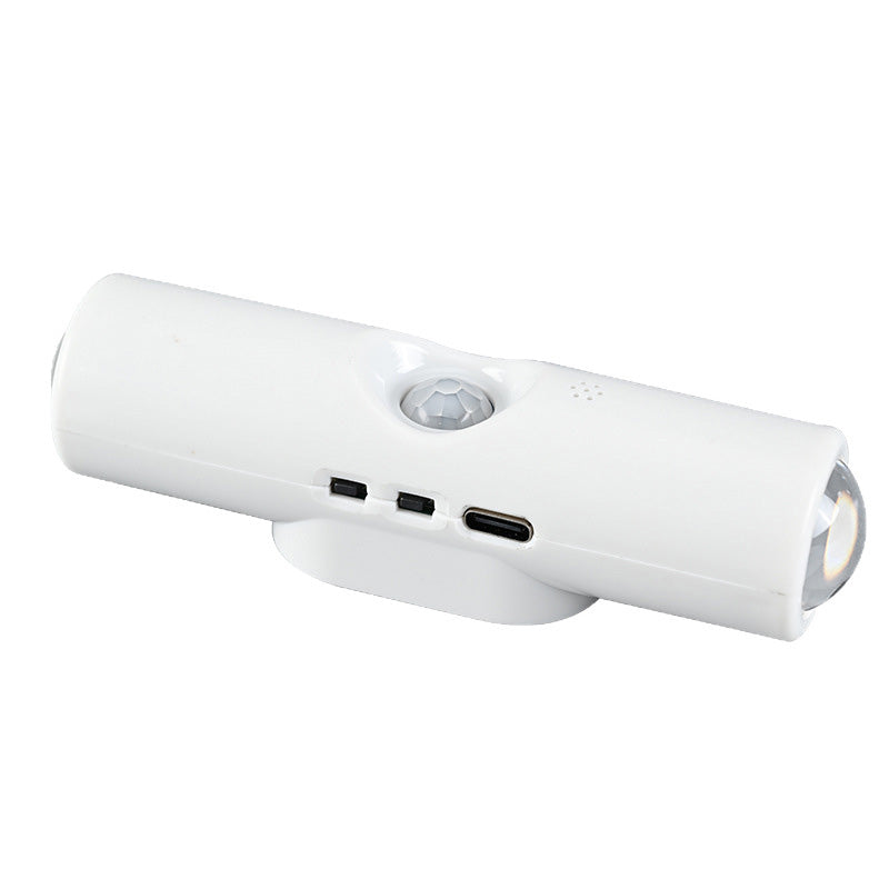 💥【Compra 1 y llévate 1 gratis】Lámpara de pared de ojo de gato doble recargable para entrada con luz nocturna inteligente con detección del cuerpo humano