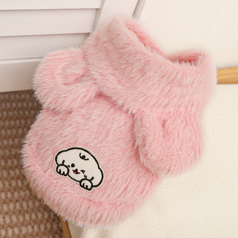 🧸【Compra 1 y recibe 1 gratis】【0.5-10kg】🧸 Abrigo cálido para perros y gatos – suave, adorable y con orejitas