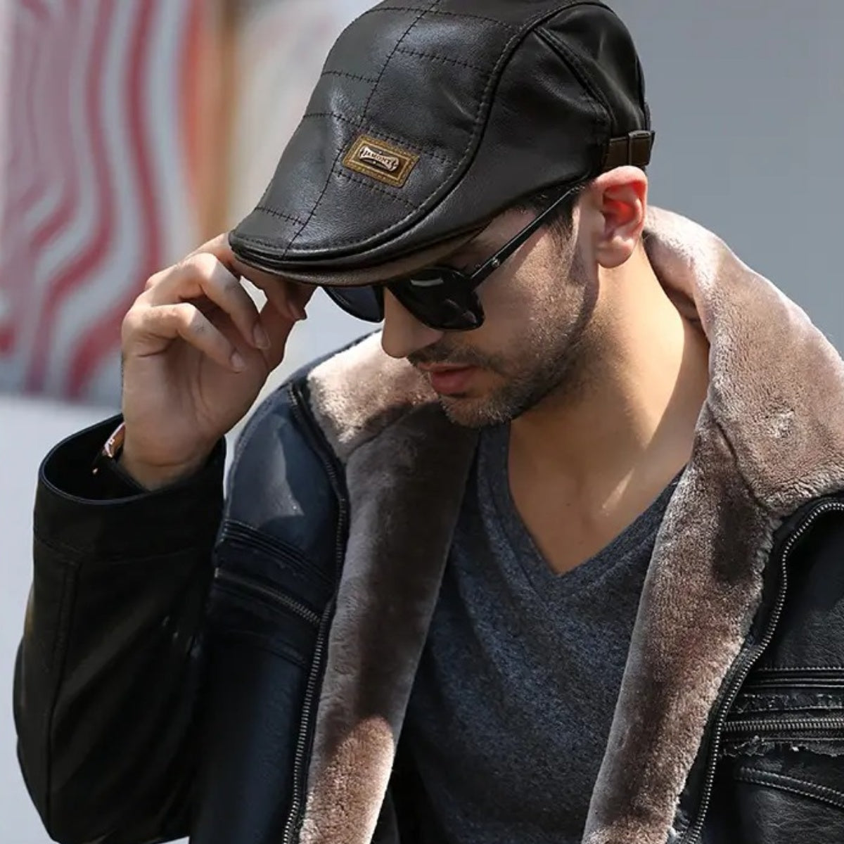 💥【Novo 2025】Muška kožna beretka – retro stil, udobna i kvalitetna · 50% popusta + besplatna dostava