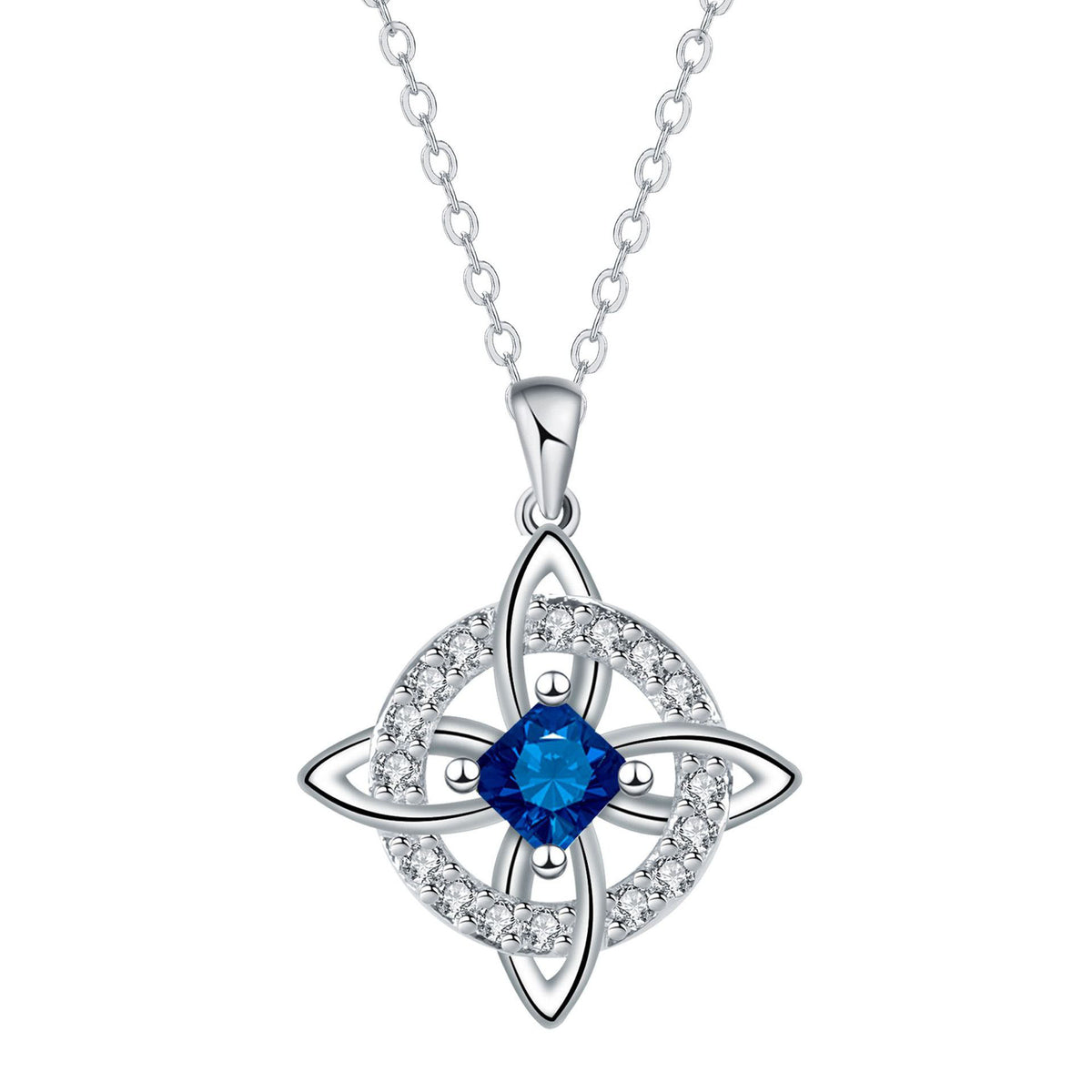 ✨🔮Collar místico de nudo de bruja con piedra de nacimiento 💞 Protege a tus seres queridos