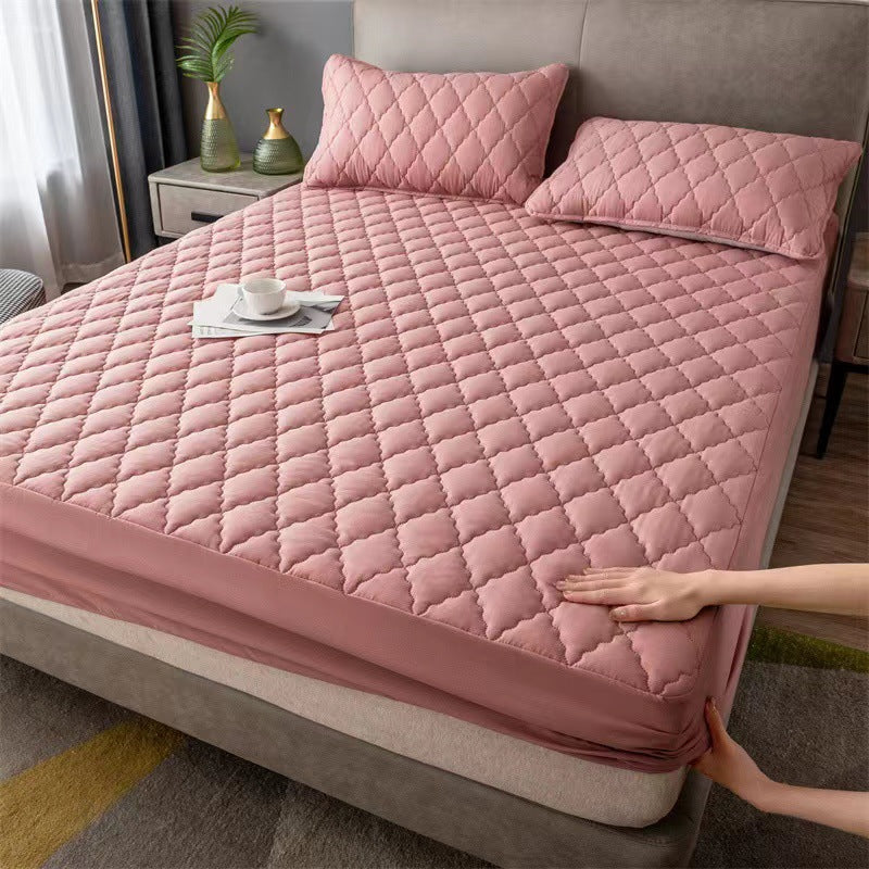 🛏️【150*200cm y 150*200cm】Cubierta de pañal impermeable y a prueba de polvo con relleno de algodón