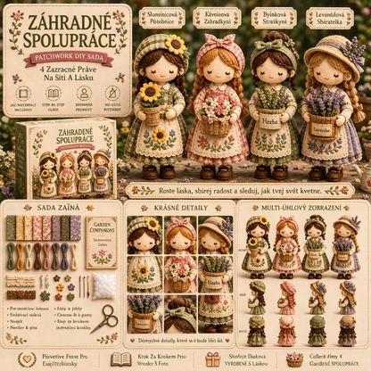 🎁Posledný deň: Využite zľavu 49 %! 🧵 Miniatúrna patchworková sada zo série Miniature World.