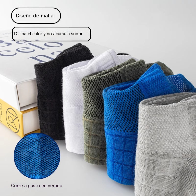 🧦 [Compra 5 pares y llévate otros 5 gratis] 🧦 Calcetines para hombre mejorados: transpirables, antibacterianos y resistentes al mal olor.