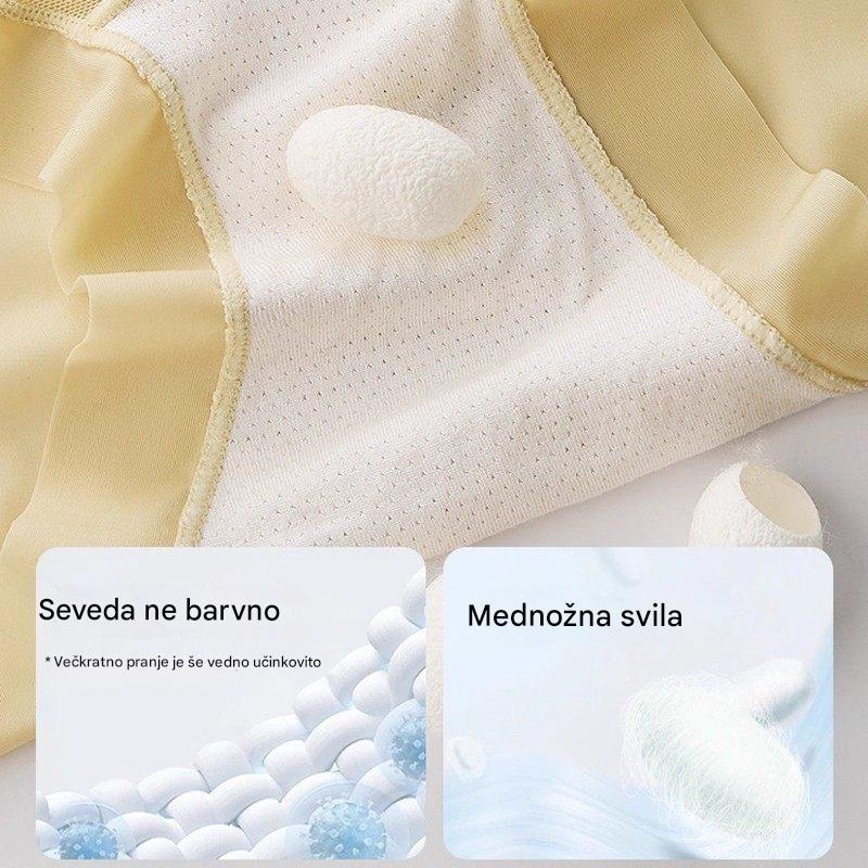 🔥🩲【Kupite 3, dobite 3 gratis】(6 kosov) Zadnji dan - 50 % popust - Hlačke za trebušček z visokim pasom in antibakterijskimi lastnostmi