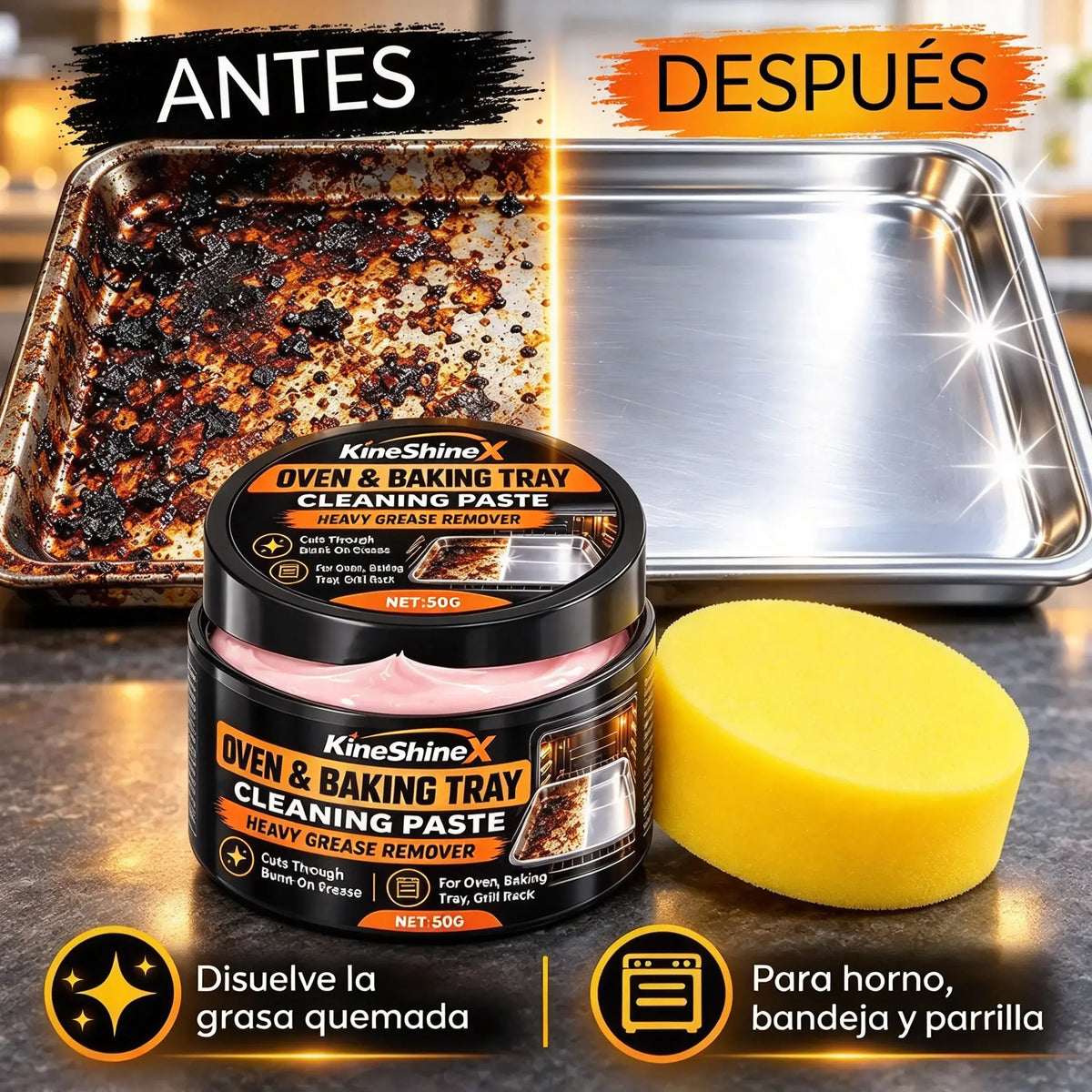 🔥Compra 1, llévate otro gratis 🧽Pasta de limpieza de alta resistencia para eliminar grasa