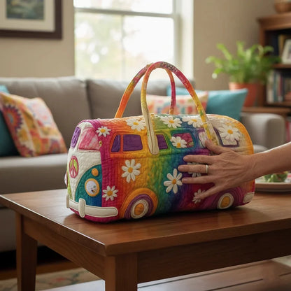 【-50% DE DESCUENTO】Bolsa de viaje acolchada Hippie Van