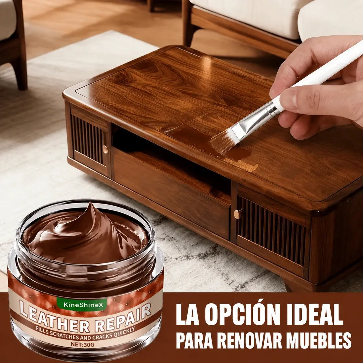 🪵 Pasta Reparadora para Madera de Secado Rápido｜¡Repara Daños en Minutos! ✨
