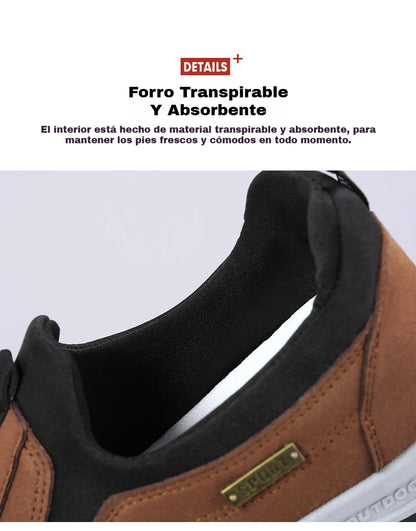 Zapatos Casuales para Hombre Nuevo 2025: Sin Cordones, Cómodos, Abrigados y Suela Suave – Imprescindibles para Otoño e Invierno