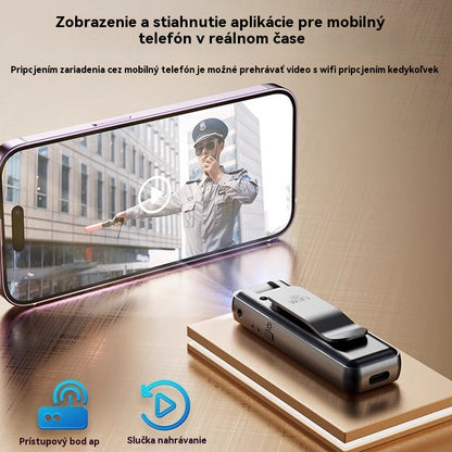 🔥【Časovo obmedzená ponuka!】⏳Kamera s vysokým rozlíšením, prenosný záznamník na hrudník, profesionálna akčná kamera.