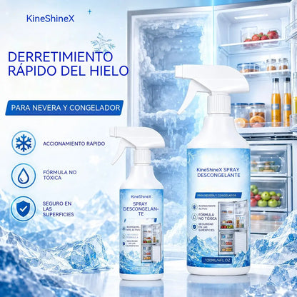🔥【2 botellas por 28 euros】❄️ Nuevo spray descongelante 2026 🧡 Elimina rápidamente el hielo del congelador