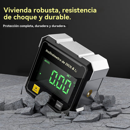 Nivel láser de dos caras y succión magnética de cuatro lados