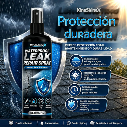 🌧️Spray reparador de fugas impermeable con fuerte adherencia, spray reparador de fugas de una sola capa💪