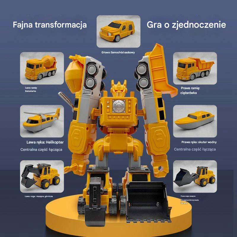 【50% PROMOCJI】【16 sztuk】Klocki magnetyczne, Edukacyjne zabawki Transformers