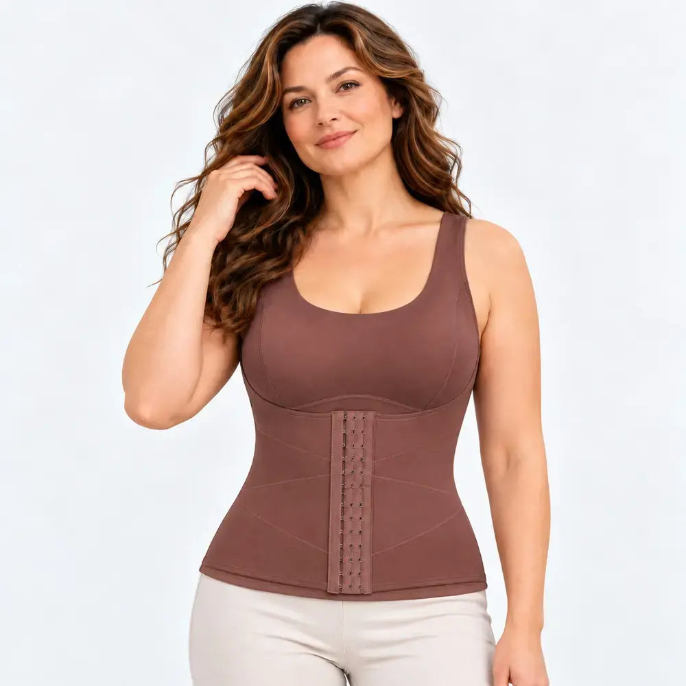 ✨【XL–5XL / 4 boje】🩱 Topli prsluk od flisa, proizveden u Njemačkoj, dizajniran za oblikovanje središnjeg dijela tijela i struka