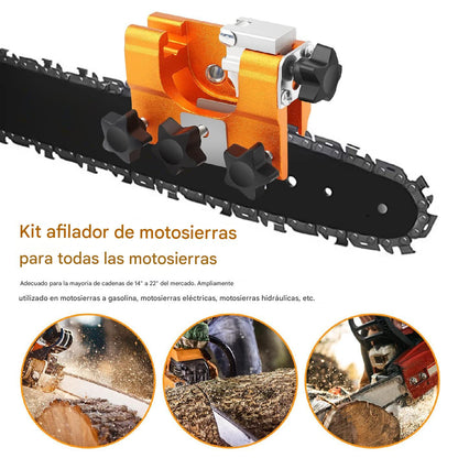 🧰【¡Oferta por tiempo limitado!】 Amoladora de cadena de motosierra, amoladora de rotación manual de cadena de motosierra