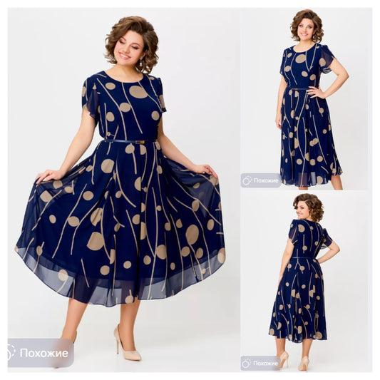 👗【S-5XL】Нова модерна рокля, класически дизайн, елегантна и семпла