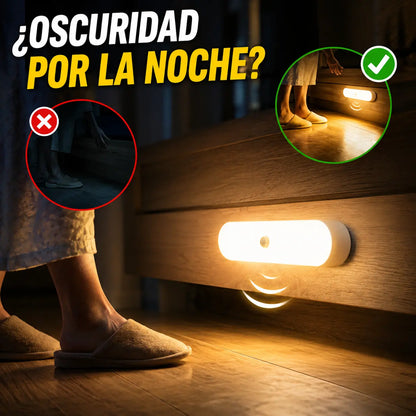 🔥【Compra uno y llévate otro gratis】🏡💡Luz LED inteligente magnética, batería de larga duración, luz ajustable de tres colores