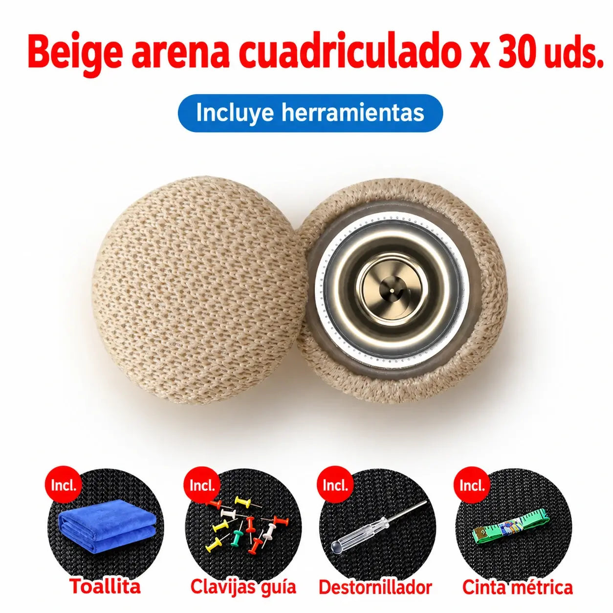 🔥【Compra 1 y llévate 1 gratis · 60 piezas】Hebillas para techo de coche + kit de herramientas de instalación