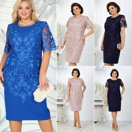 【🏆S-3XL】Rochie din dantelă la modă 2024, design clasic, elegantă și simplă 