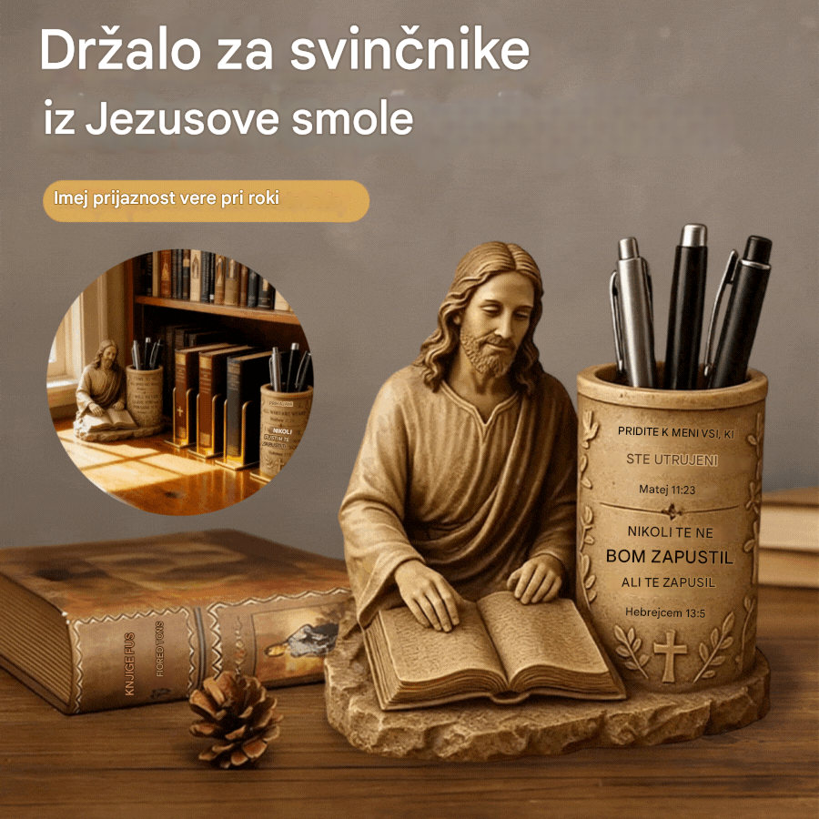 📜 ✏️Novo držalo za biblijska peresa, ročno izdelan okras iz smole, vintage dekoracija