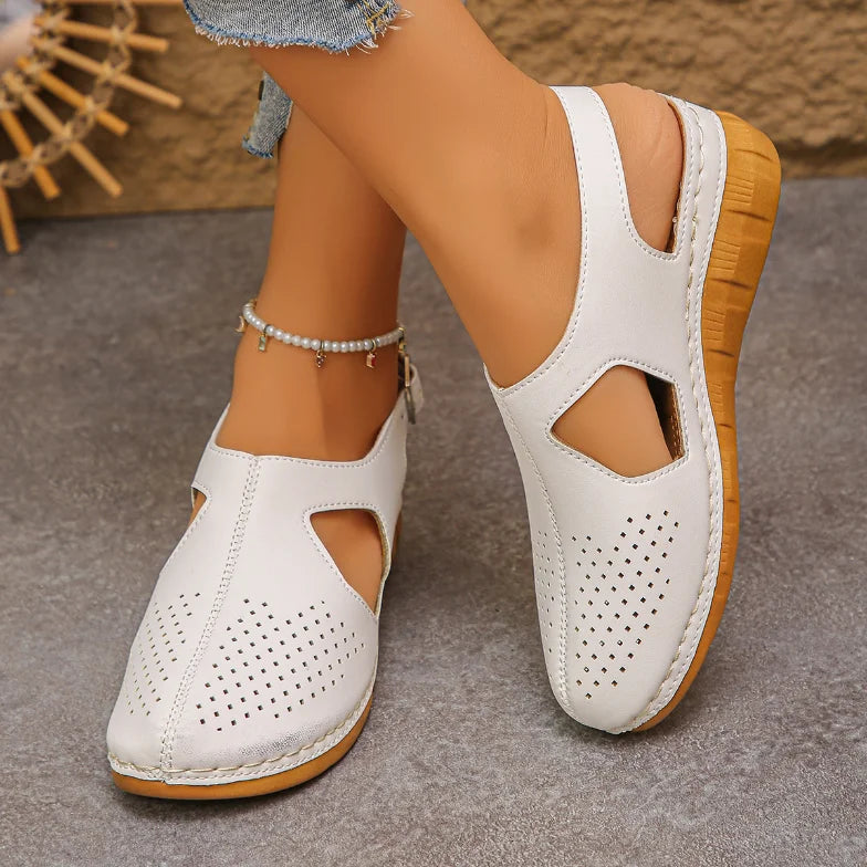 💖【Tallas 36-43】Sandalias de plataforma cerradas para mujer | Comodidad y estabilidad