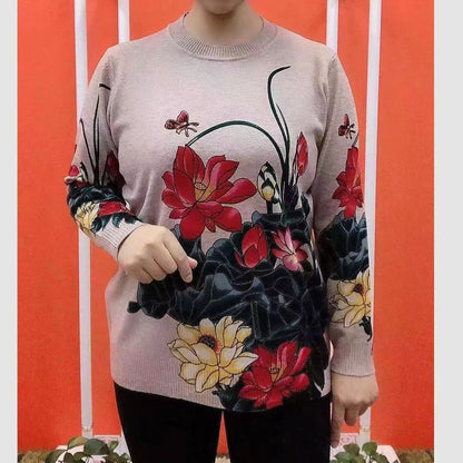 ⛄❄️【M-4XL】2024 jesenné zimné pletené dlhé svetre