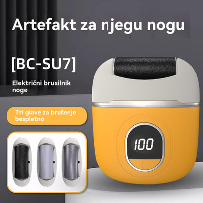 🦶🛁✨🔥Novi električni valjak za pedikuru, uklanja mrtvu kožu s peta, električni valjak za pedikuru, pogodan za sve vrste njege stopala.