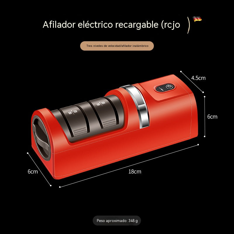 ⏳ ¡40% de descuento! 🔪Afilador automático de cuchillos de cocina✨