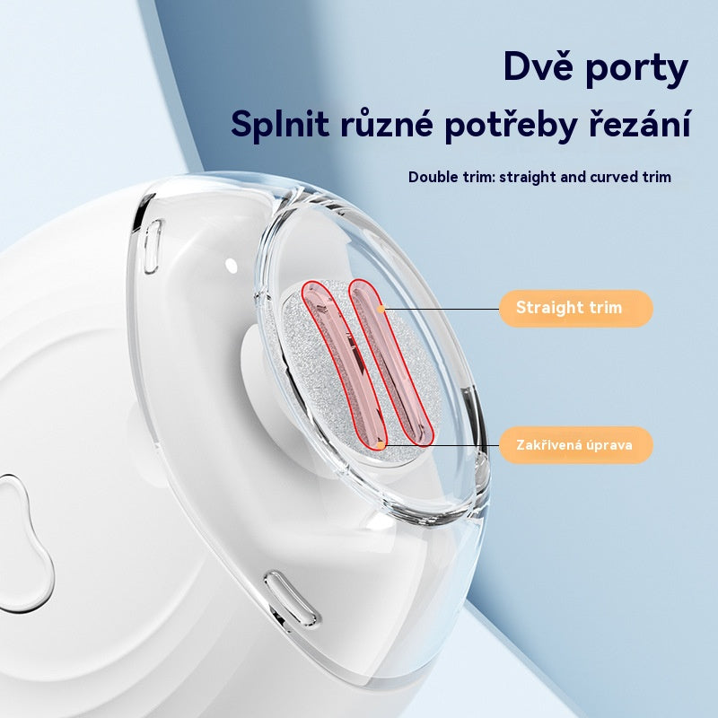 💅 ✨ Automatický pilník na nehty (1 kus) pro bezpečnou a šetrnou péči o nehty 👶🔧