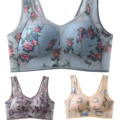 💎✨【Pachet de 3】Sutien push-up de înaltă calitate, sutien din mătase rece și confortabil 