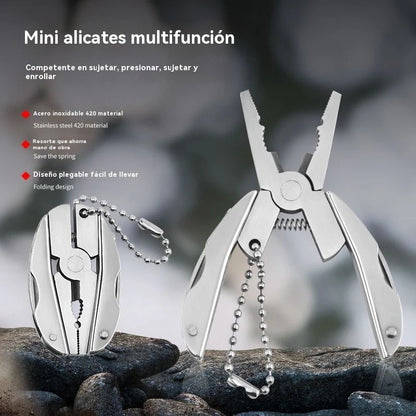🔥【Compra 1 y llévate 1 gratis】🛠️Mini alicates plegables multifunción