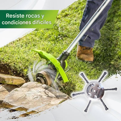 🔥✨【Compra 1 y llévate 1 gratis：2 piezas】🔥 Cabezal de corte reemplazable para cortacésped/desbrozadora - cabezal de corte de acero para cortar césped 🌿✂️⚙️