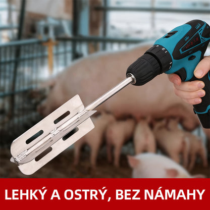 🐷🪒👨‍🌾🔥Odchlupovací stroj určený pro porážky, elektrická škrabka na prasečí chlupy, výkonný nástroj pro odstraňování chlupů z prasat.