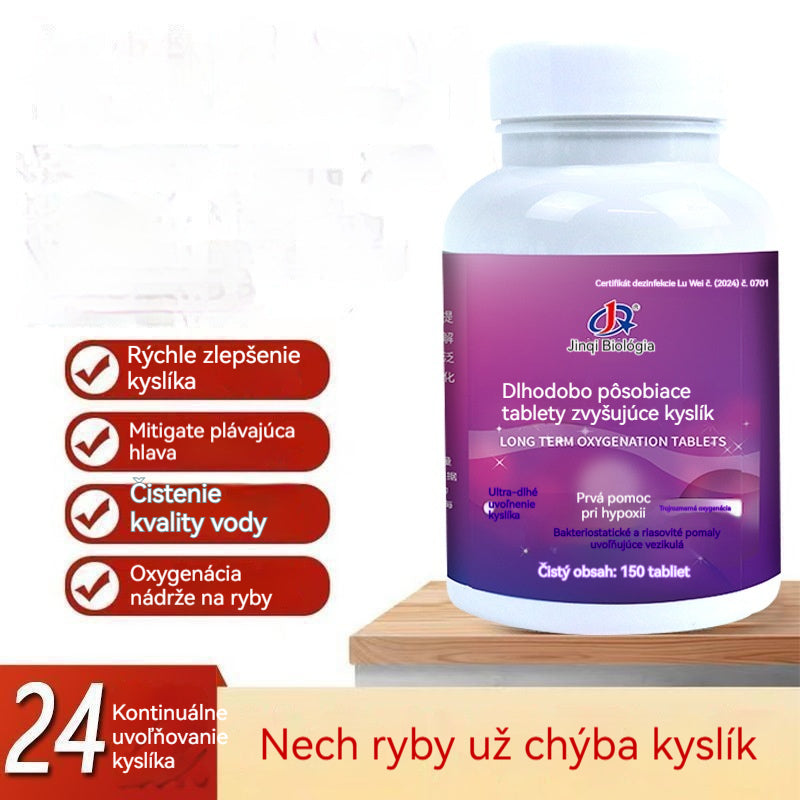 🐟【300 tabliet】💧 Šumivé tablety na čistenie vody v akváriu a jazierku, okysličovacie tablety na akváriu 🔥
