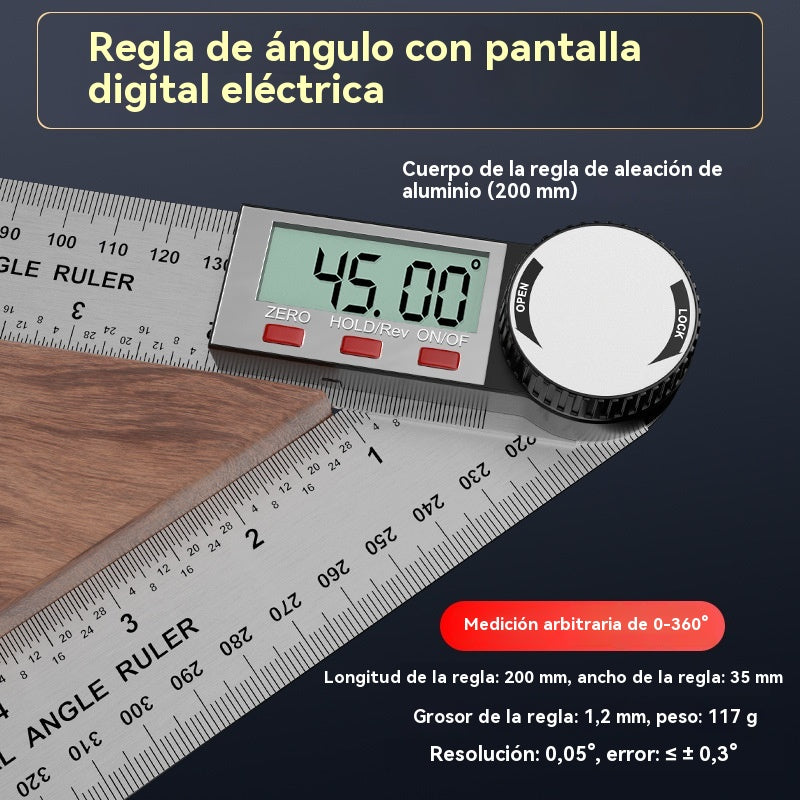🔥 Actualización 2026: Regla de ángulos digital: más rápida y precisa