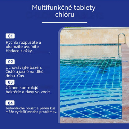 🔥Kúpte 1 a získajte 1 zadarmo (2 fľaše) šumivé tablety na čistenie bazénov