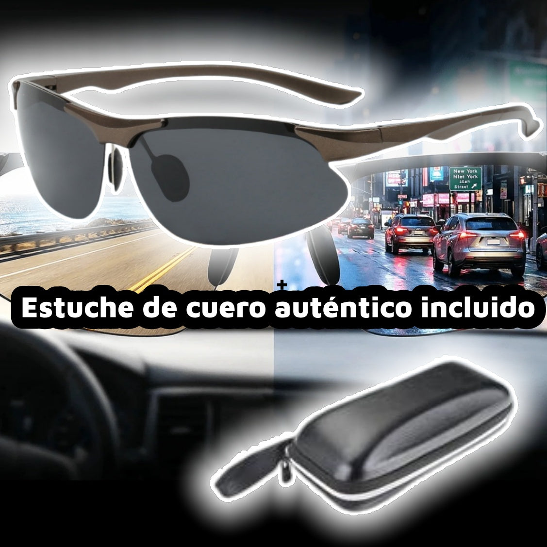 【¡50% de descuento!】🕶️ Gafas Fotocromáticas Polarizadas Día y Noche para Conducir 🚗