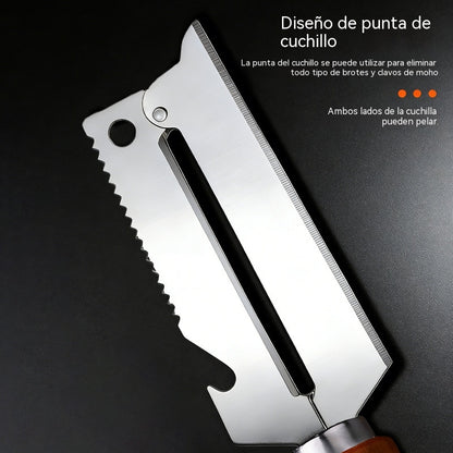 💥Compra 1 y llévate 1 gratis💥🔪Pelador multifuncional de acero inoxidable🧅
