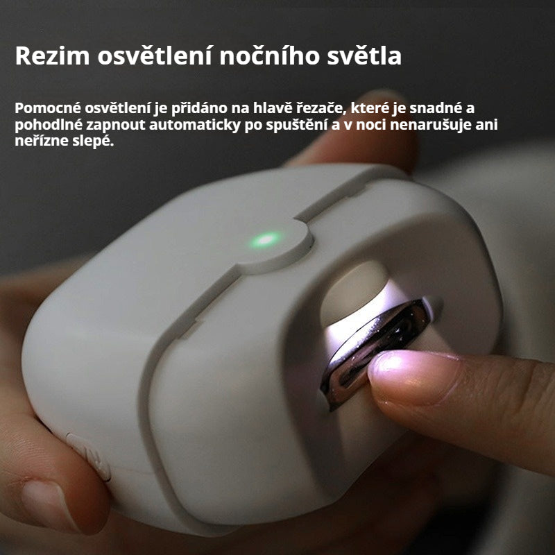 💅 ✨ Nová verze 2025! Automatický pilník na nehty – bezpečná a šetrná péče o nehty 👶🔧