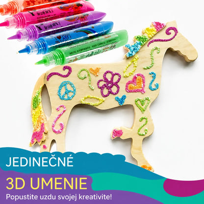 🎁【Kúp 1 a získaj 1 zadarmo】3D tlačiarenské pero pre deti: Kreslenie bublín z popcornu (DIY)