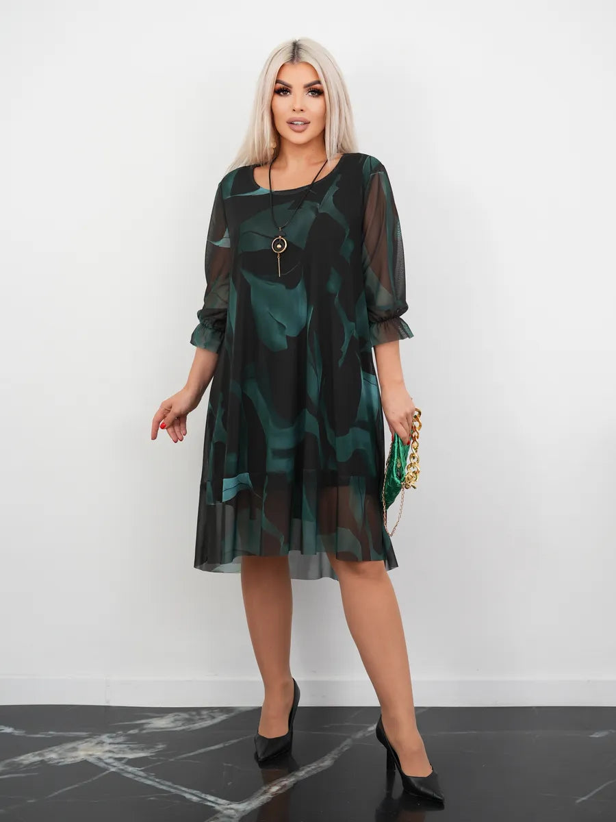 【🥇Najpredávanejšie】🌈💃【S-5XL】Viacfarebná elegantná šifónová sukňa 3910875