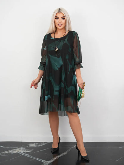 【🥇Najpredávanejšie】🌈💃【S-5XL】Viacfarebná elegantná šifónová sukňa 3910875