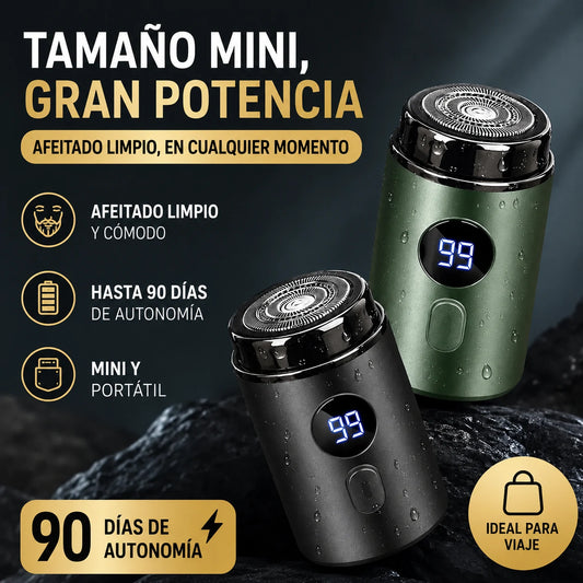 🔥 Mini afeitadora eléctrica para hombre con pantalla digital – 50 % de descuento