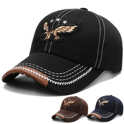 🔥 Najpredávanejšie produkty💙Vyšívaná baseballová čiapka Eagle