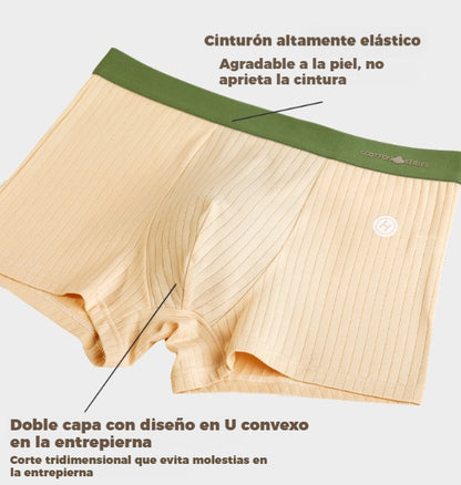 ⏳🩲🔥 (6 unidades) Boxers para hombre 100% algodón – Cómodos y transpirables, con cinturilla elástica y una sensación suave para una comodidad durante todo el día.