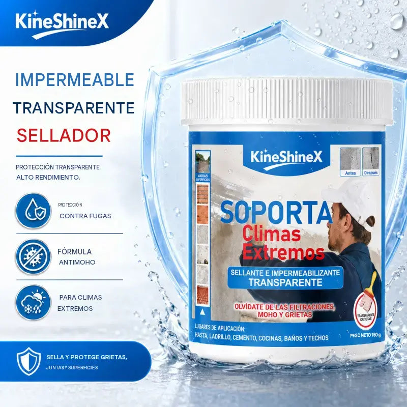 Sellador reparador e impermeable para múltiples superficies