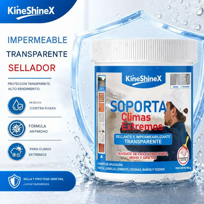 Sellador reparador e impermeable para múltiples superficies